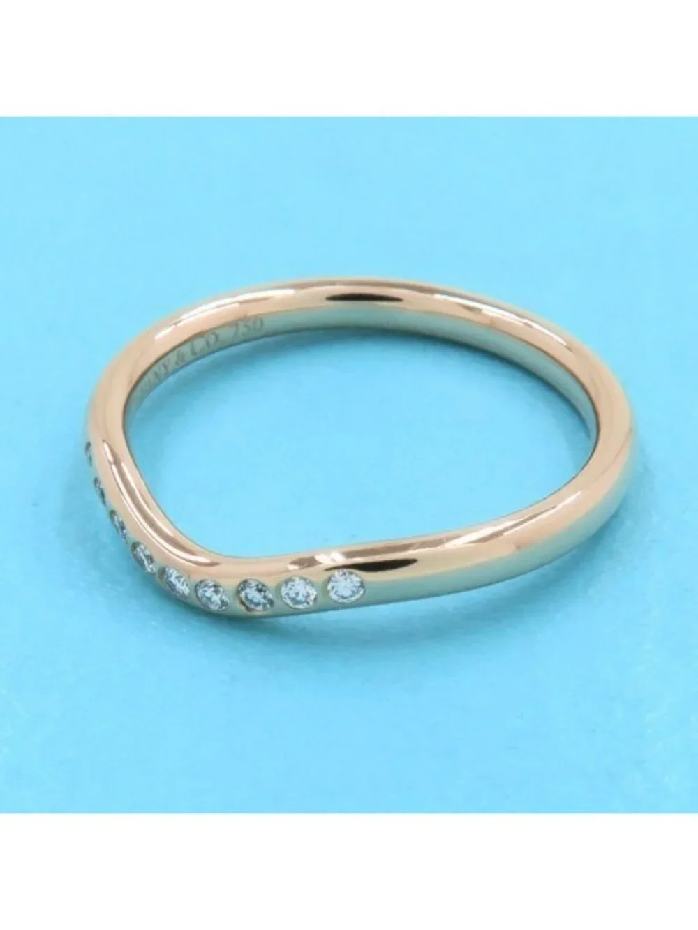 Tiffany & Co Curved Band Ring Diamond